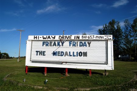 Hi-Way Drive-In Theatre - Marquee